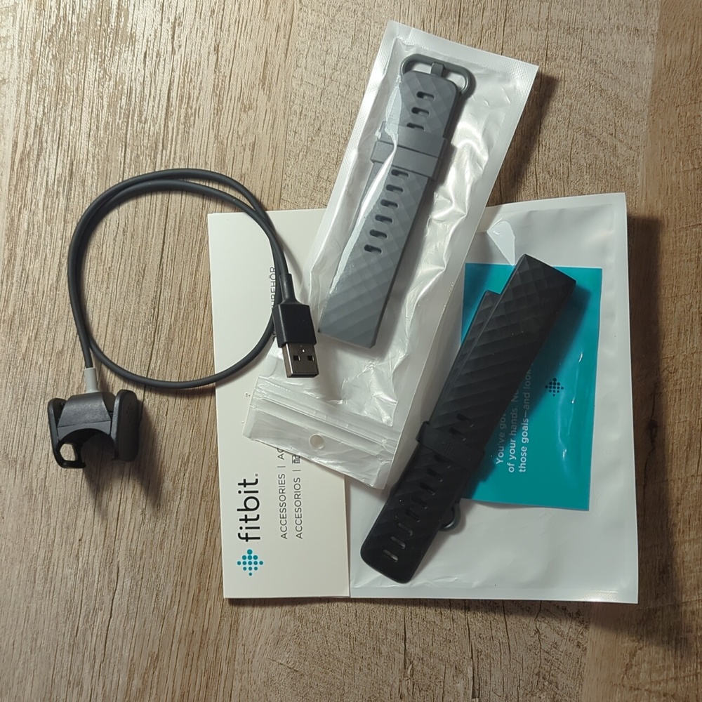 Charger for Fitbit Charge 4 with 2 wristbands
